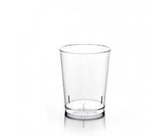 lepetitmitron verrine Ronde Plastique réutilisable x 50 pièces 16 cl/h 9 cm/dia. 6 cm