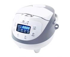 Yum Asia Panda Mini cuiseur à riz avec bol en céramique et Advanced Micom Fuzzy Logic (YUM-EN06) 4 fonctions de cuisson au riz, 4 fonctions multicuiseurs (0.6 Litre) - 220-240V UK/EU Power