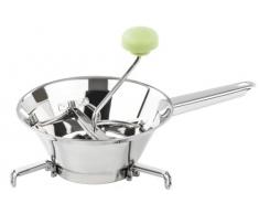 Barazzoni Moulin à légumes à 3 Pieds, en Acier Inoxydable 18/10 24 cm Acier