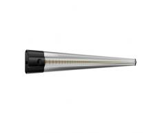Kit de deux réglettes plates LED de parlat (appliques, éclairage sous meubles, 500 mm, blanche-chaude, avec interrupteur, 230 V AC)