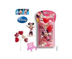 Minnie 302012 Kit Décoration Gâteau Figurine Plastique Rose 3 x 5 x 9 cm