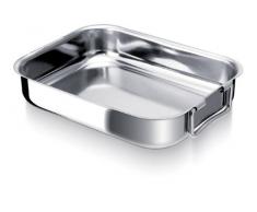 Beka 20043440 Plat à Four Rectangulaire en acier inoxydable 40x28 cm