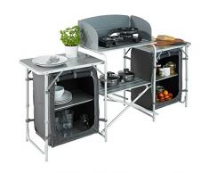 TecTake 800585 Cuisine de Camping Meuble de Jardin - Divers modèles - (Type 1 | n° 402919)