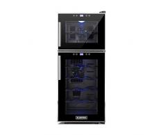 Klarstein Reserva 21 - Cave à vin, 2 zones, 56 L, 21 bouteilles, Ecran LCD, Eclairage intérieur en LED, noir