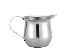 Yosoo Pichet Cuisinière Pot À Lait Mousse en Acier Inoxydable Tasses Au Pâte Café Coffee Latte Boissons Au Lait 90/240ml(240ml / 8oz)