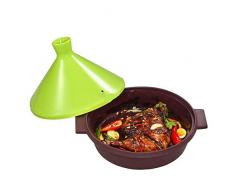 Tajine Gel de Silice Platine Compatible avec Toutes Sources de Chaleur Induction Et Four Inclus