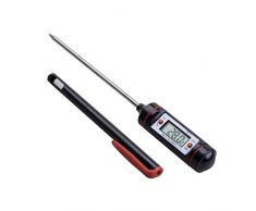 Thermomètres Cuisine Thérmo-Sonde de Cuisson,Thermomètres de Cuisine Thermomètre Numérique Digital pour Nouriture, Viande, Huile, Lait, Vin, BBQ (comme montré)