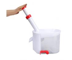 LegendTech Cherry Pitter Dénoyauteur à Cerises Compact Cerise Stoner Créatif Seed Remover Outil Pratique de Cuisine pour Cerise Grain de Raisin Olive Facile et Rapide Piquer Blanc Rouge