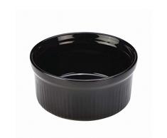 Royal Genware ramequins ramequins de service en porcelaine Noir – Lot de 6–9.5 cm