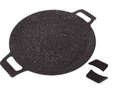 KAMBERG - 0008106 - Galetière à pain / Crêpière 32 cm - Fonte dAluminium - Revêtement Pierre - Tous feux dont induction - Sans PFOA