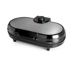 Tristar Gaufrier WF-2120 – 10 gaufres à la fois – Châssis en acier inoxydable