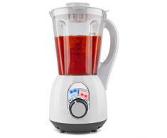 MEDION MD16411 Blender Chauffant - Appareil à Soupe, Blanc/Transparent