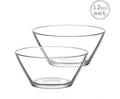 La-V Petits ramequins Vega - en Verre - 215 ML - Lot de 12