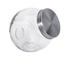 Equinox 503065 Bonbonnière, Verre, Blanc, 3,3 x 26 x 40 cm