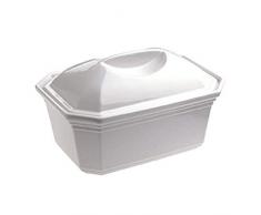 Tea forté Terrine Foie Gras 1 kg rectangulaire Porcelaine Blanche