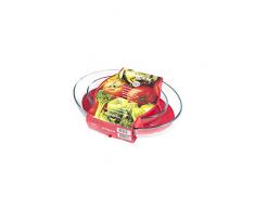 Borcam Plat à Four en verre X2 Ovale ref 159033