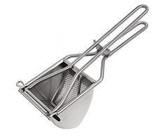 TOPHOME Presse purée Presse Légumes en Acier Inoxydable,Presse Fruit, Acier Inoxydable Presse-Purée de Pommes de Terre pour Delicate Potato Mud, Longue Poignée