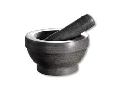 Kesper 71501 Mortier et pilon Granite poli 16 x 8 cm