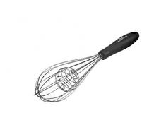Ga Homefavor Fouet de Cuisine à Main Fouet Patisserie en Inox avec la Manche en Silicone, 30cm