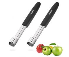 HOOMIL Vide-Pomme en Acier Inoxydable - H3117 (Lot de 2)