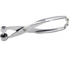 PEDRINI Gadget Dénoyauteur pour Cerises et Olives, zama, Argent
