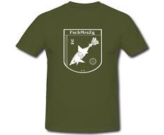 Parachute chasseur Mortier Train lac Village ISAF Bundeswehr orientales – T-Shirt # 1154 - Vert - Medium