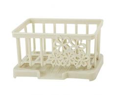 UNE Rack de Stockage de Vidange Assiette Baguettes Support De Rangement Vaisselle Panier Multifonction Cuisine Passoire De Vidange Séchoir en Plastique (Vert)