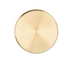 TXYFYP Décorative Rangement Plateau, Doré Rond Rangement Plateaux Plaque, Acier Inoxydable Métal Décorative Organisateur de Stockage Plateau pour Bijouterie, Fruit Cupcake Agenda