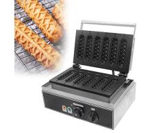 Hanchen Muffin Hot Dog Maker Baker Machine commerciale Hot Dog 6 pièces anti-adhésif gaufres pour chien de maïs américain
