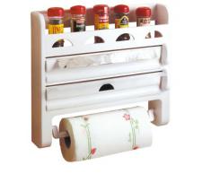 Toyma réf. : 555 Porte-rouleaux de cuisine avec étagère à épices