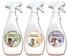 Nettoyants spray Multi-usages toutes surfaces 100% Naturelle -Assortiment citron, lavande et eucalyptus