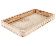 HEITMANN DECO Plateau décoratif en Bois, Bois, Bois Clair, 34,5 x 20 x 3,5 cm