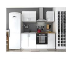 LOFT Cuisine complete L 180 cm Blanc Laqué