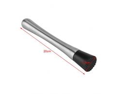 1 pc Pilon à Cocktail en Acier Inoxydable Barre de bâton Mojito Presse-purée Fruits Mitigeur Idéal Bartender Outil coupelles à Bords