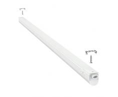 Luminaire LED tubulaire de parlat, blanc chaud (montage sous meubles, applique) T5, 11 Watt, A+, 800 Lm