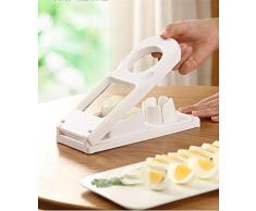 HHNN 304 Ligne + Coupe-oeufs En Acier Inoxydable Oeuf Split Trancheuse Fleur De Pin Peau Oeuf Fantaisie Multi-pétale Diviseur Ustensiles De Cuisine De Style Japonais Créatif