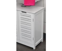 Meuble Dessous de lavabo ou Evier - 2 Portes et 1 étagère - Style épuré