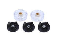 Nimoa Engrenage de Base, pièces de Rechange 2 engrenage de Base et 3 pièces de Rechange Bla-de Gears pour centrifugeuse Magic Bu-llet 250W