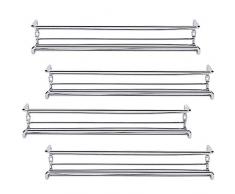 SNOWINSPRING 4 PièCes éTagèRes à éPices pour Porte DArmoire à Montage Mural éTagèRes Suspendues pour Placard de Cuisine de Garde-Manger sur Le PoêLe et Le Stockage de Porte de Placard