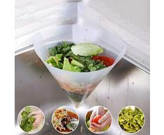 LovePlz Égouttoir De Vidange De La Crépine Du Filtre Du Filtre Anti-blocage Du Receveur De Nourriture, Facile à Utiliser, Pratique Pour La Maison blanc