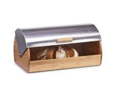 Zeller 2057807 Boîte à Pain inox - Marron - 39 x 25,5 x 18,5 cm