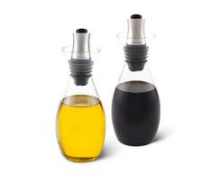 Cole & Mason CH103028 Coffret huilier et vinaigrier Flow Control, verre