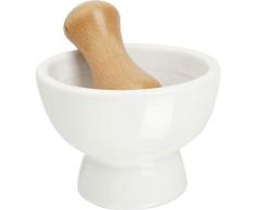 Tomorrows Kitchen 4630160 Mortier avec pilon en Céramique Blanc 25,4 x 13,6 x 20,8 cm