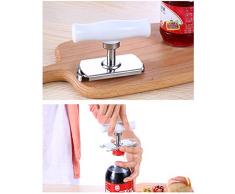 Ouvre-bocal en acier inoxydable avec taille réglable pour personnes âgées, avec des mains faibles ou souffrant d’arthrite