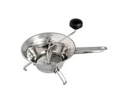 Moulin à légumes Acier inoxydable 18/10 mod Rondo 'avec 3 disques interchangeables 20 cm Fabriqué en Italie