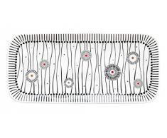 COFFRET PLAT A CAKE 22X10CM EN PORCELAINE EN BOIT ORGANIC