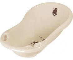 Set de 7 Forest Beige Baignoire XXL 100 cm + support baignoire + Pot + cuvette + Tabouret + poubelle à couches + Gant