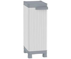 Terry Base 350 UW Armoire basse à colonne en plastique, gris, 35 x 43,8 x 97,6 cm