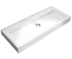 Vasque PB2144-1 en pierre solide - pour montage mural ou à poser