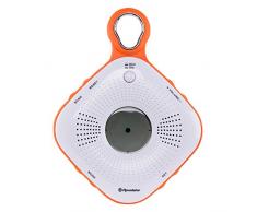 Roadstar SRA de 2110 C FM Radio de Douche Ventouse (émetteur Recherche, Large, étanche IPX 4 Norme, réveil)
